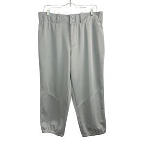 NWT Adidas High Mid Grey Baseball Pants Mens Size Large